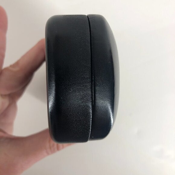 Coach Black Hard Shell Glasses Sunglass Case‎ Black Velvet Interior Unisex - Picture 7 of 12